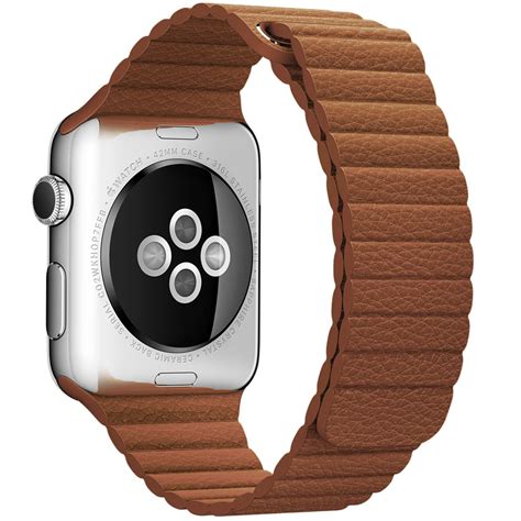 leather watch band apple watch|apple watch magnetic leather band.